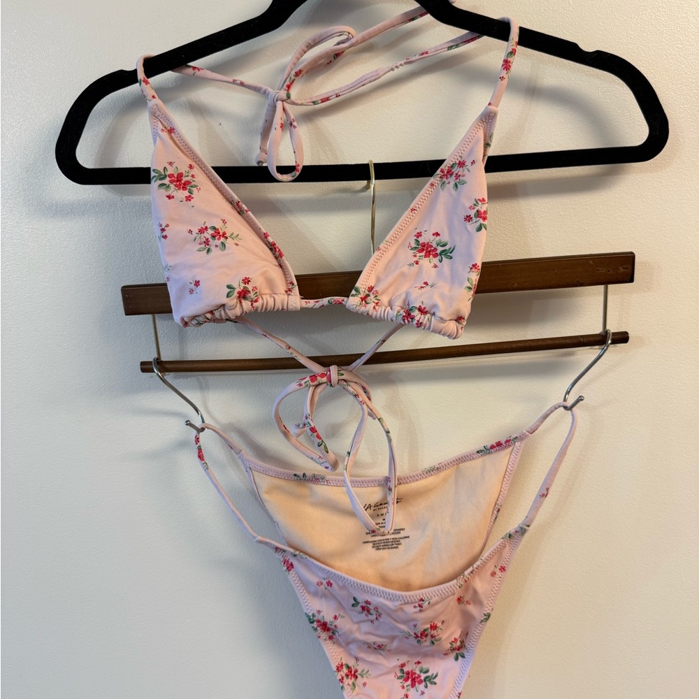 Floral Pink Bikini Set